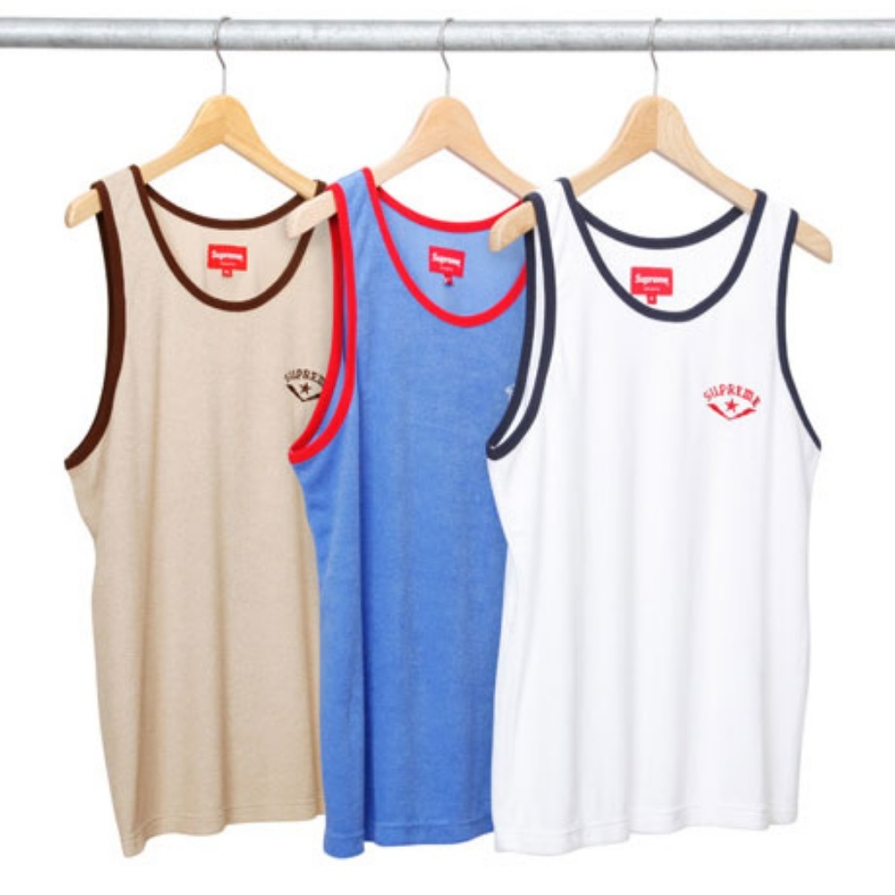 LIKE NEW Supreme Terry Tank Top M SS10 RARE